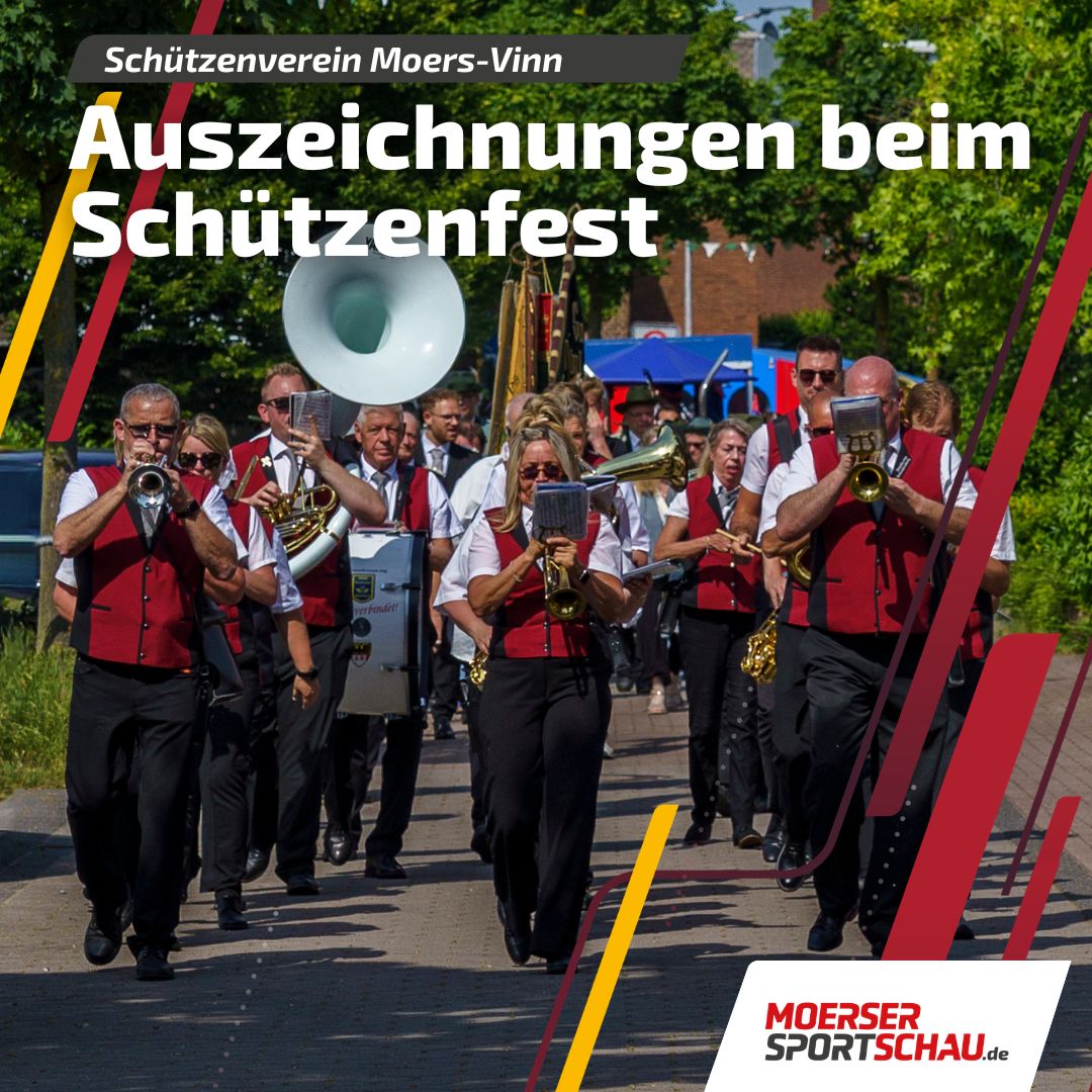 Tradition, Ehrungen und Livemusik beim Schützenfest in Moers-Vinn